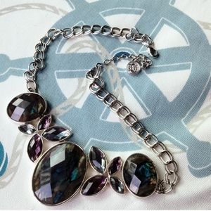 BillBlass iridescent faceted choker